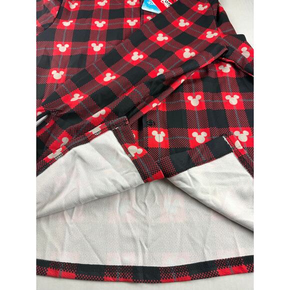 Disney Patpat Mickey Mouse Men's XXL Red Long Sleeve Shirt - Picture 10 of 10